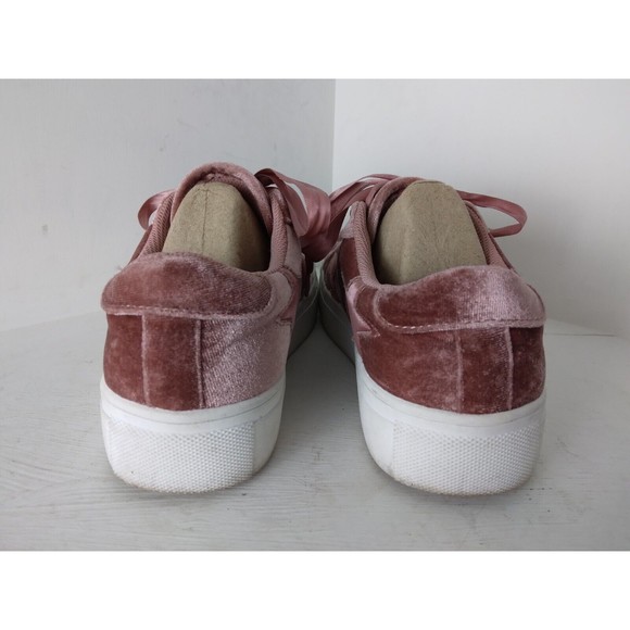 Madden Girl Pink Starstruck Velvet Shoes Womens Size 8 - Picture 8 of 11